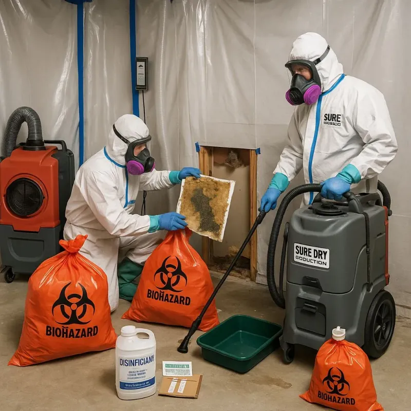 Contaminated Water Handling Protocols process in Holbrook, MA