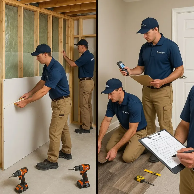 Repairs and Reconstruction process in Holbrook, MA