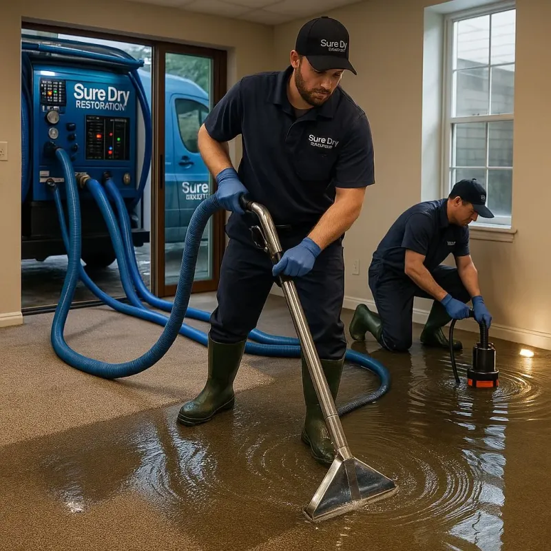 Water Extraction and Removal process in Holbrook, MA
